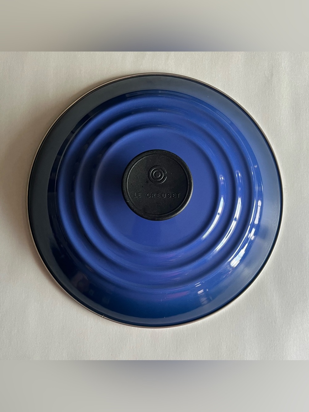 Le Creuset Blue Enamel on Steel Lid Stockpot Lid- Replacement Lid ONLY 9.25”